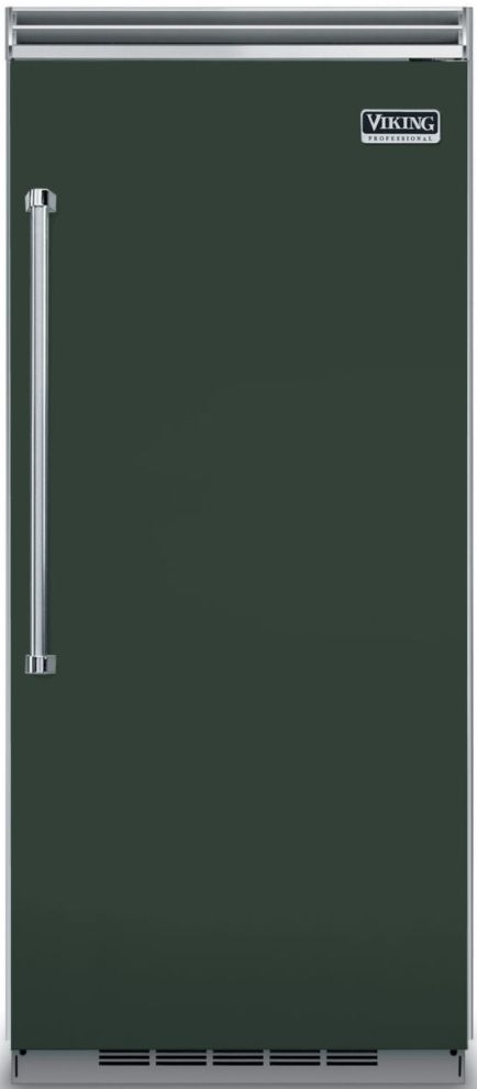 Viking® 5 Series 19.2 Cu. Ft. Blackforest Green Professional Right Hinge All Freezer-0