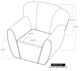 International Furniture Direct Tamesis Licorice Swivel Accent Chair-5