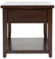 Jofran Inc. Twin Cities Brown End Table-1