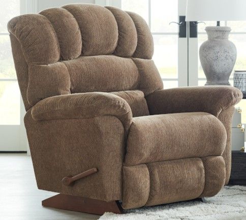La-Z-Boy® Randell Mocha Manual Rocking Recliner-0
