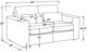 Coaster® Amador 2-Piece Camel Fabric Upholstered Track Arm Sofa Set-2