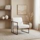 Coaster® Monsen Ivory Upholstered Metal Frame Accent Chair-1