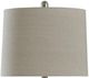 Stylecraft Beige/Nickel Table Lamp-1