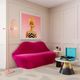 TOV Furniture Lips Pink Settee-1
