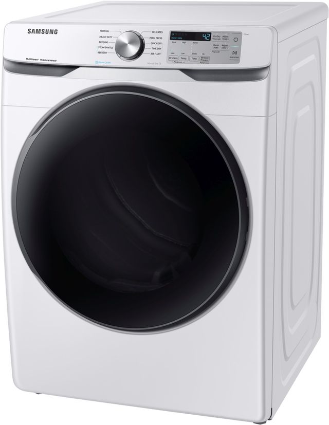Samsung 7.5 Cu. Ft. White Front Load Gas Dryer-3