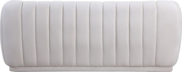 Meridian Furniture Dixie Cream Velvet Sofa-3