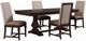 Liberty Furniture Paradise Valley 5-Piece Flax Tweed/Saddle Brown/Tobacco Optional Trestle Table Set-0