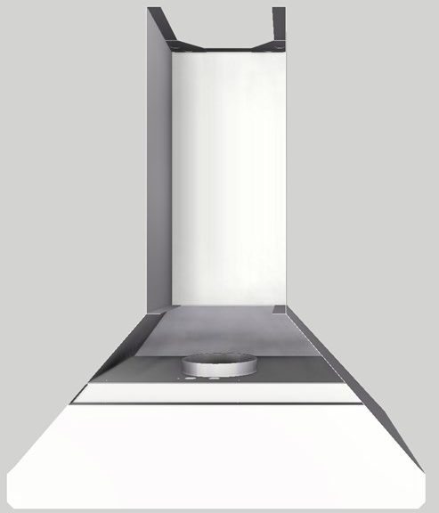 Vent-A-Hood® 36" White Wall Hood-3