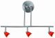 Cal® Lighting & Accessories Brushed Steel/Red Serpentine Light-0