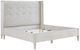 Fairfield® Camille Linen King Upholstered Panel Bed-2