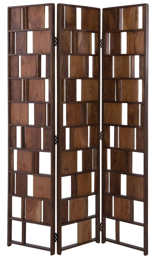 Moe's Home Collection Multi-Brown Panel Screen-0