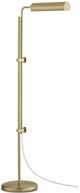 Currey & Company Satire Brushed Brass Floor Lamp-0