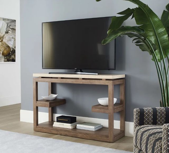 Hammary® Nash Sandy Beige Sofa Table Console-2