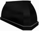 Vent-A-Hood® Designer Series 60" Black Island Range Hood-4
