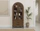 International Furniture Direct Arlette Coffee Ochre Door Cabinet-1