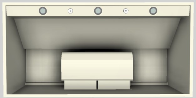 Vent-A-Hood® 48" Biscuit Wall Mounted Range Hood-3