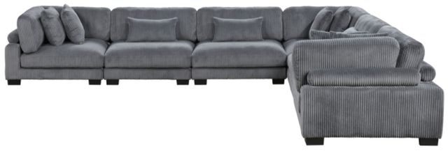 Homelegance® Traverse 6-Piece Gray Modular Sectional-2