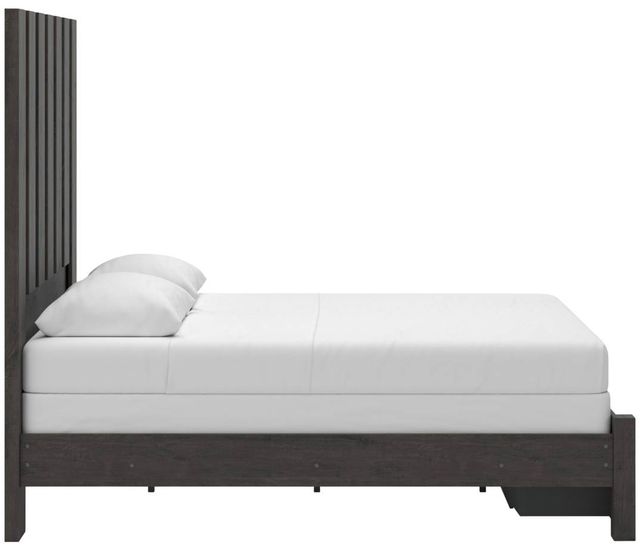 Signature Design by Ashley® Parlayon Charcoal Queen Storage Panel Bed-2