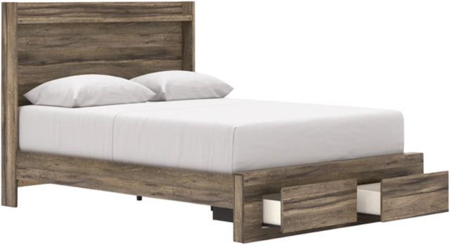 Signature Design by Ashley® Baystorm Brown Queen Panel Storage Bed-3