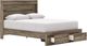 Signature Design by Ashley® Baystorm Brown Queen Panel Storage Bed-3
