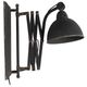 A & B Home Arris Industrial Black Extension Wall Lamp-0