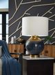 Signature Design by Ashley® Adara Blue/Gold Table Lamp-3