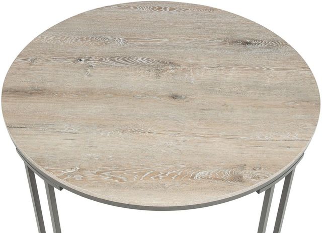 Crown Mark Verano Beige Dining Table with Gray Base-2