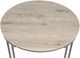 Crown Mark Verano Beige Dining Table with Gray Base-2