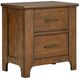 Legacy Classic Lake House Pinecone Two-Drawer Nightstand-0