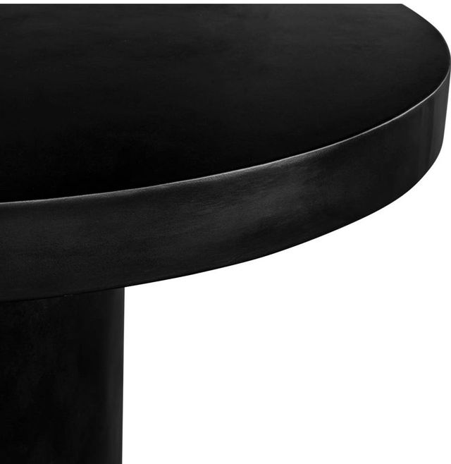 Moe's Home Collection Cassius Black Concrete Round Outdoor Dining Table-1