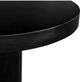 Moe's Home Collection Cassius Black Concrete Round Outdoor Dining Table-1