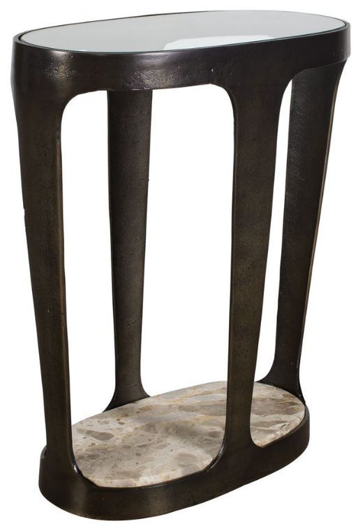 Uttermost® Coronado Dark Bronze Accent Table-0