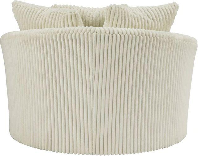 Signature Design by Ashley® Lindyn Ivory Oversized Swivel Accent Chair-1