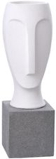 Harp & Finial® Rapu Frosted White/Gray Large Statue-0