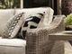 Signature Design by Ashley® Beachcroft 6-Piece Beige/Brown Fabric/Wicker L-Shape Outdoor Seating Set-4