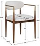 Uttermost® Moxie Walnut Dining Arm Chair-2