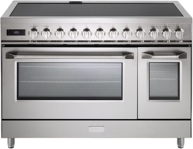 Verona® Ultima Collection 48" Stainless Steel Pro Style Induction Range-0