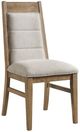 Intercon Landmark Weathered Oak Upholstered Side Chair-0