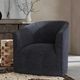 Classic Home Valencia Blue Swivel Chair -1