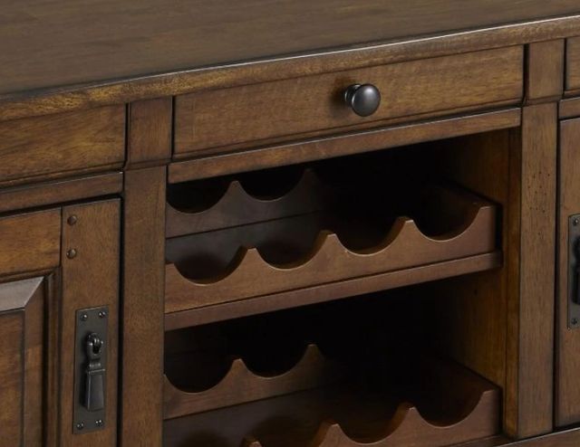 A-America® Ozark Mango Server with Wine Storage-1