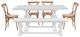 Powell® Banks 6-Piece Brown/White Dining Table Set-2