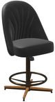 Chromcraft Customizable Landry Swivel Tilt Counter Height Dining Stool-5