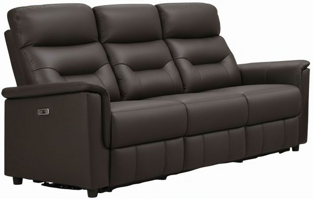 IFDC 8140 Soft Brown Power Recliner Sofa -0