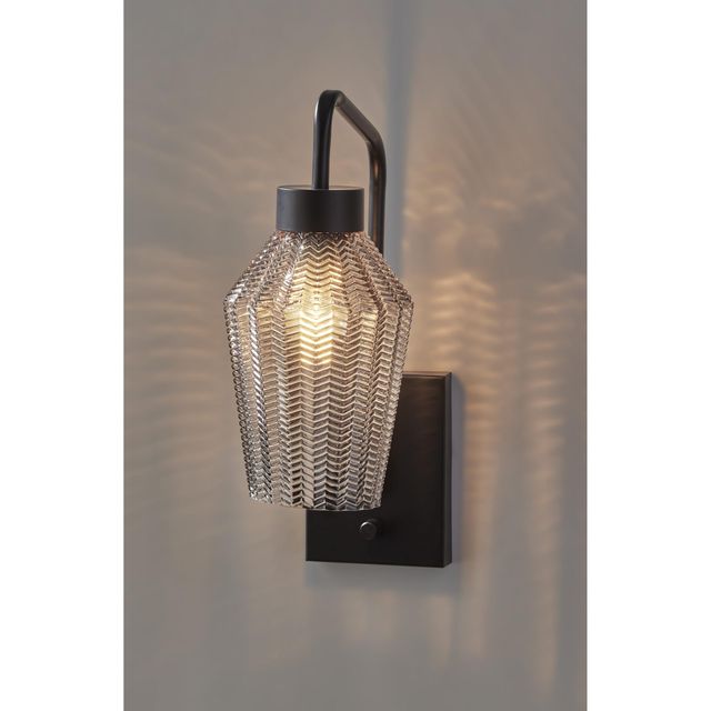 Adesso® Belfry Black Wall Lamp-2