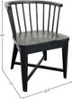 Parker House® Americana Modern Black Dining Side Chair-2