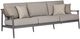 Signature Design by Ashley® North Island Gray/White Aluminum Outdoor Sofa-0