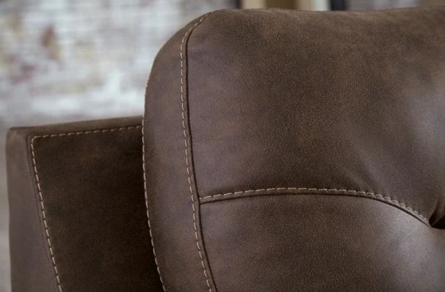 Signature Design by Ashley® Maderla 2-Piece Walnut Left-Arm Facing Sofa Sectional with Chaise-3