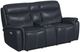 Elements International Aruba Pebble Navy Power Reclining Loveseat with Power Headrest and Console-0