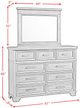 Elements International Colorado City 3-Piece Charcoal King Storage Panel Bedroom Set-3