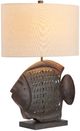 Crestview Collection Wavetail Bronze Table Lamp-1